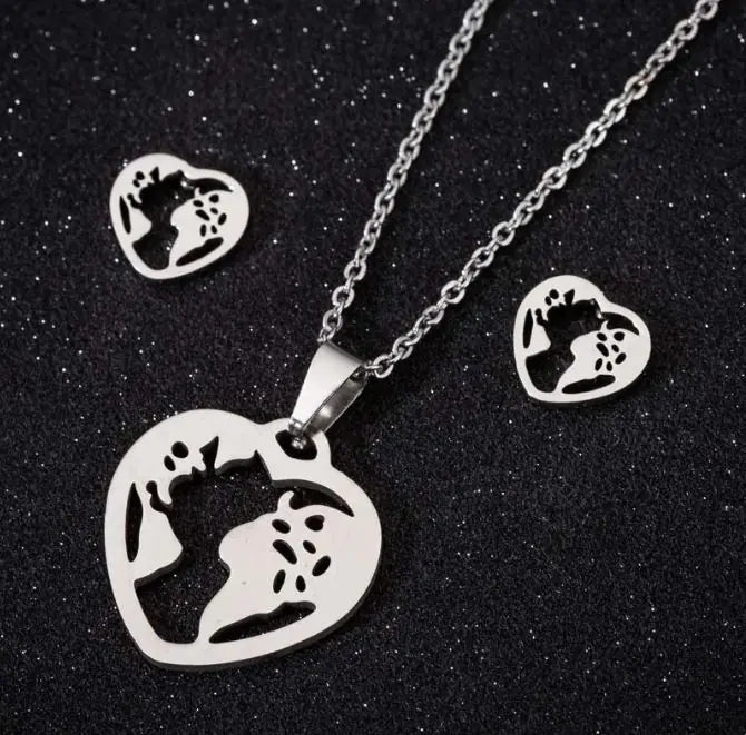 Stainless Steel Love Heart Necklaces For Women - Lootquake