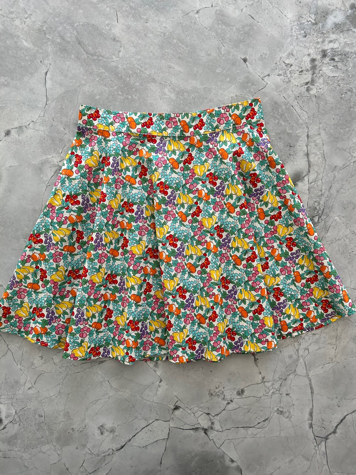 Falda patinadora del mercado de agricultores