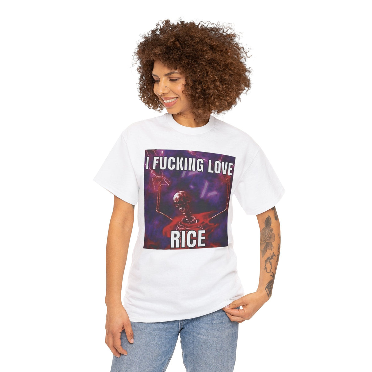 I Fucking Love Rice Meme Shirt – Funny Food Humor T-Shirt