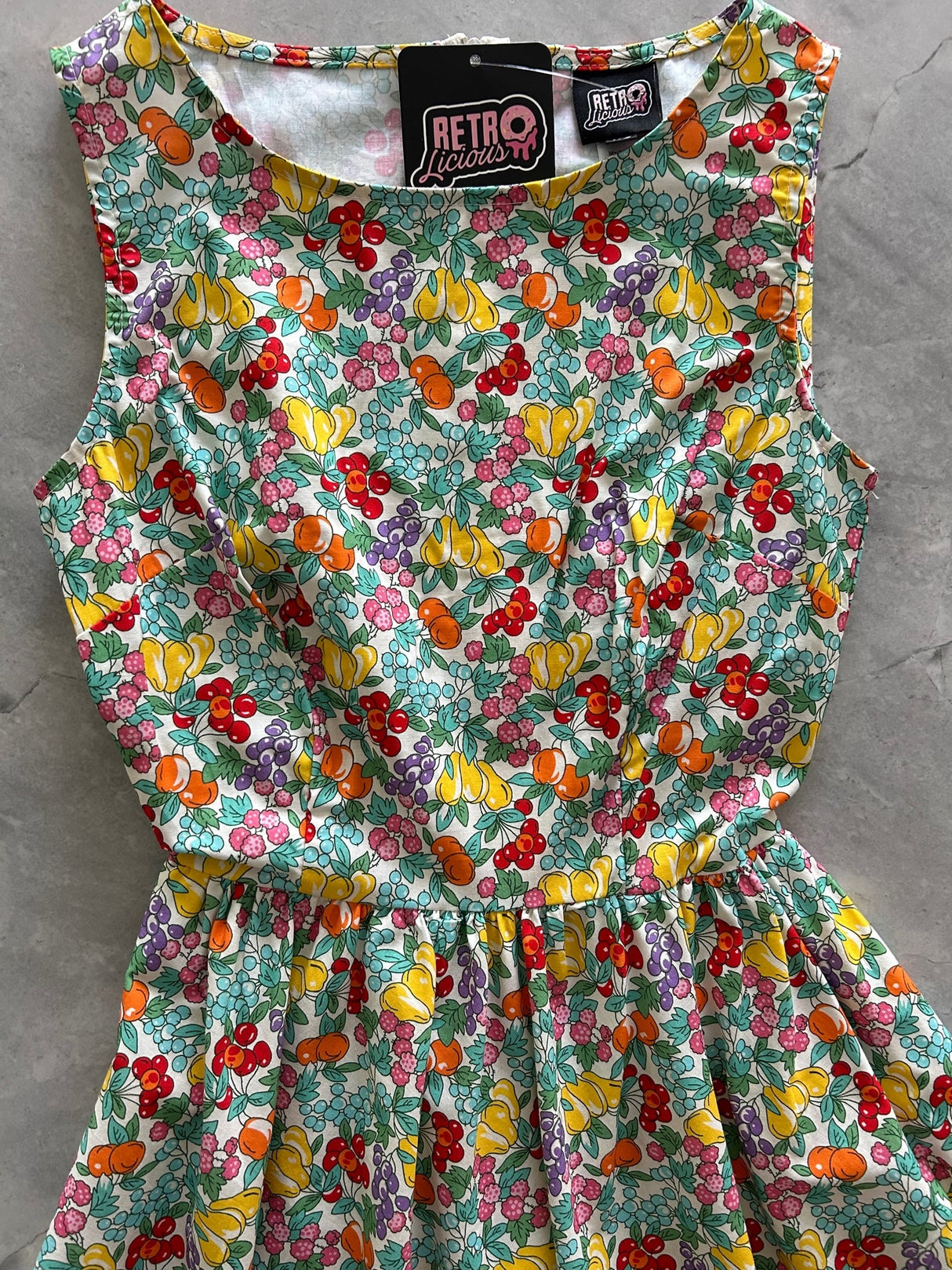 Vestido midi de mercado de agricultores