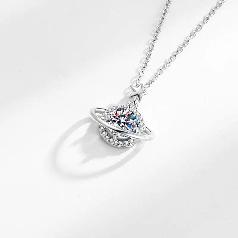 Planet Surround Necklace For Women XINGX Special-interest Design - Lootquake