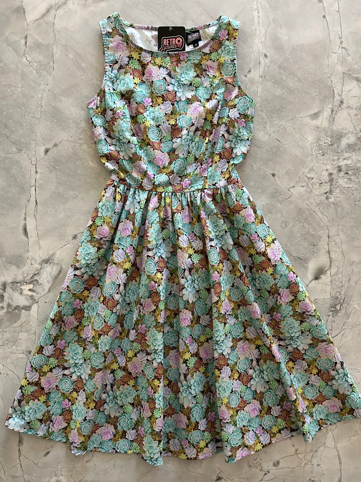 Succulent Vintage Dress