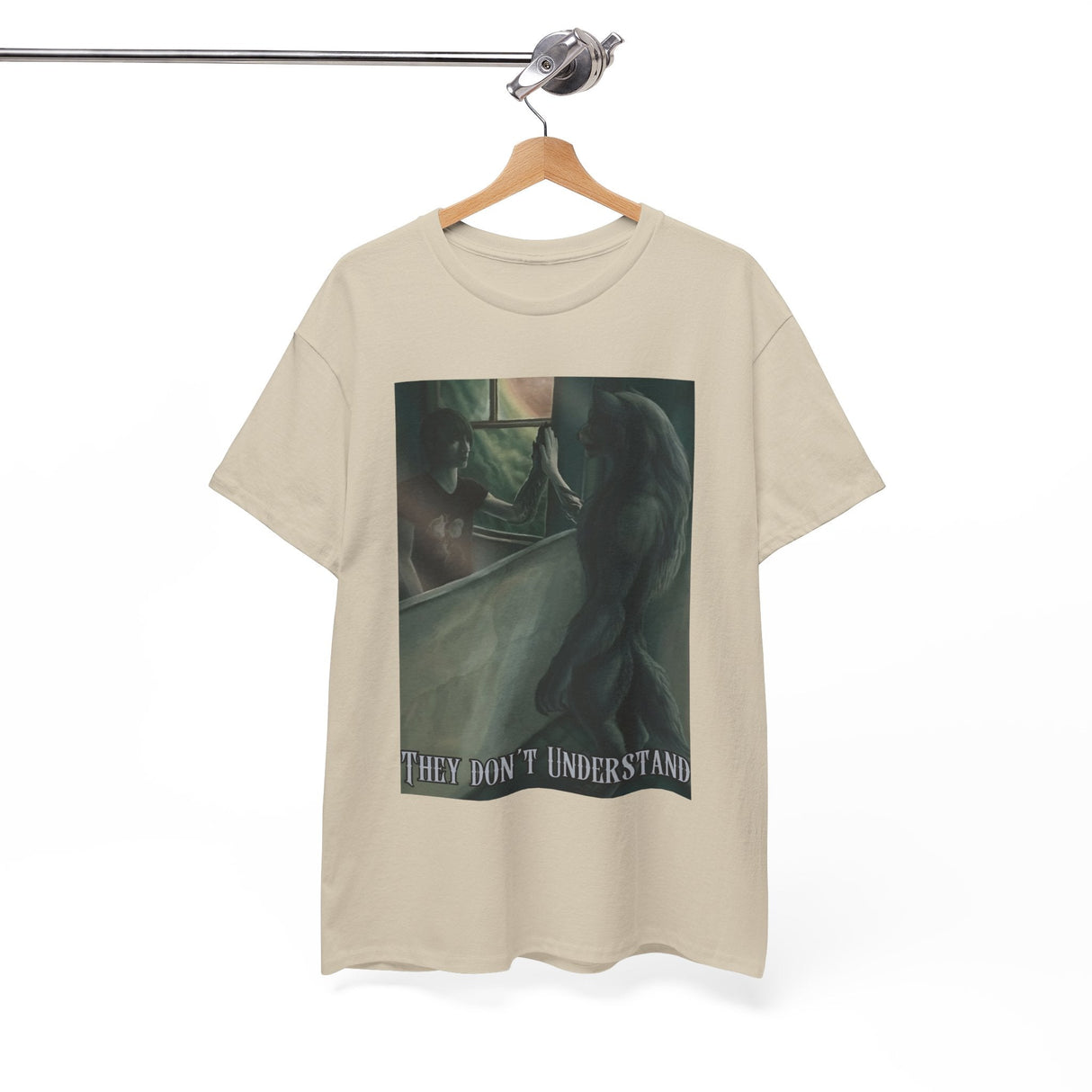 Camiseta divertida "No entienden al hombre lobo" - Camiseta divertida con meme de monstruo