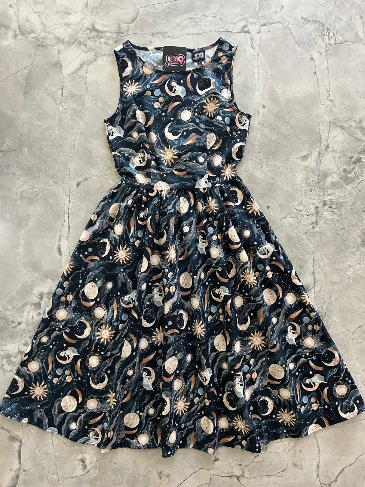 Vestido midi Luna