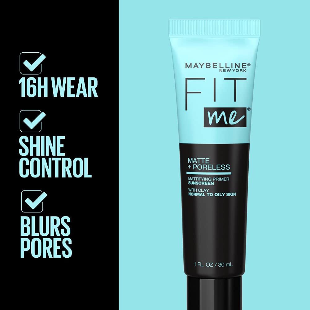 MAYBELLINE Fit Me Matte and Poreless Mattifying Face Primer Makeup