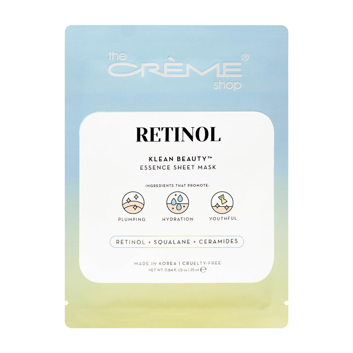 THE CREME SHOP Retinol Essence Sheet Mask