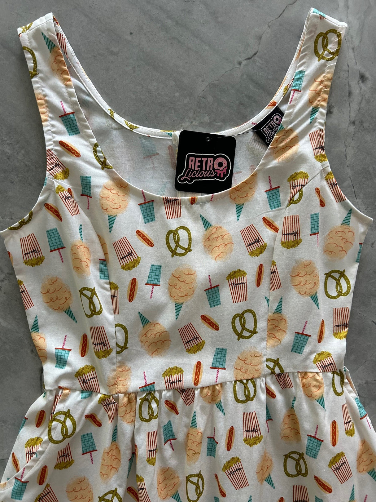 Snacks Shorter Length Fit & Flare Dress