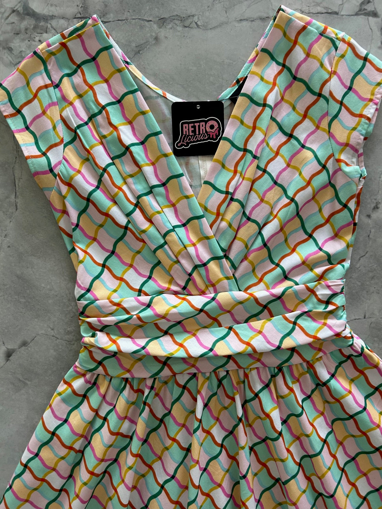 Vestido Greta con ondas