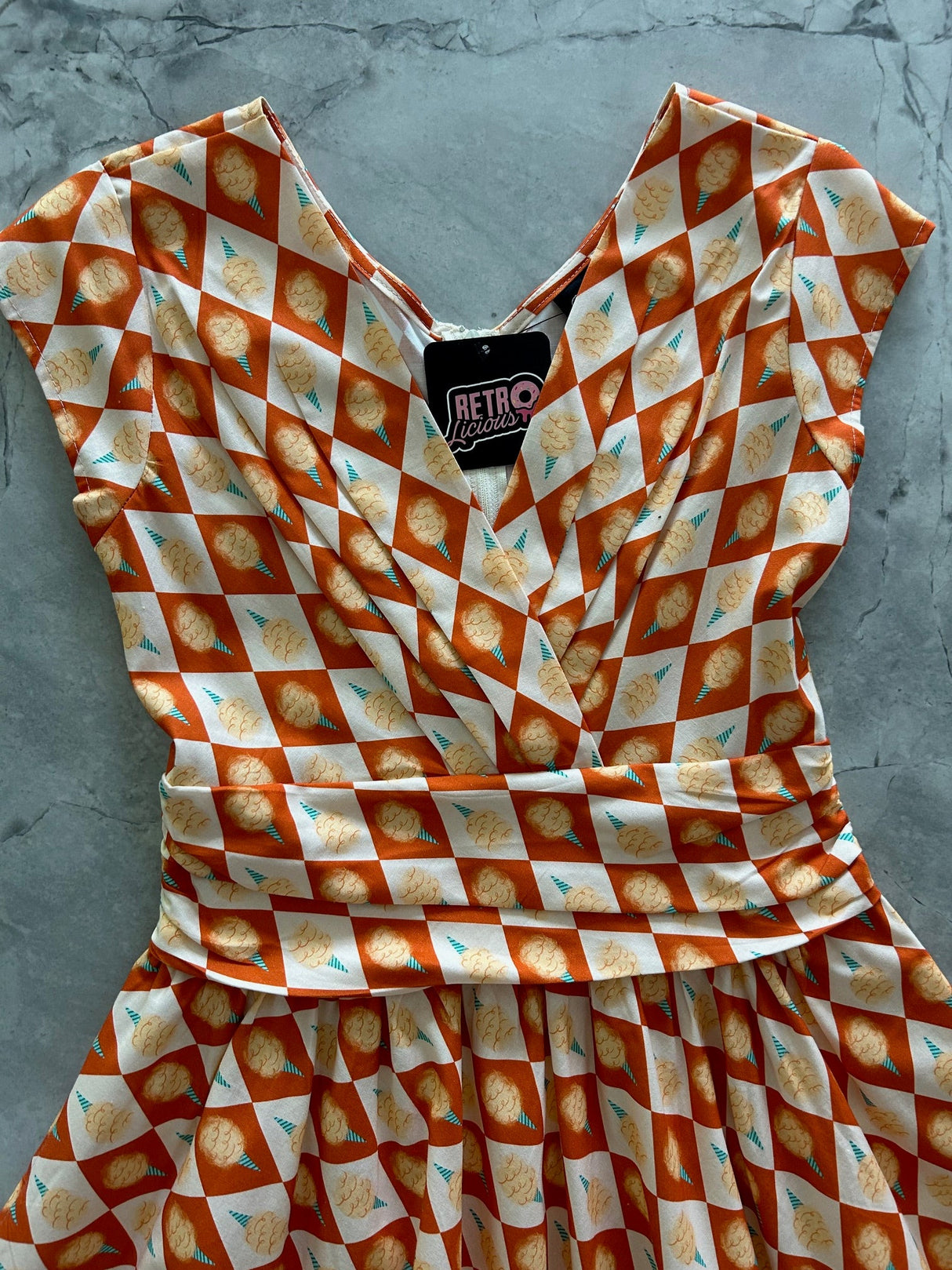 Vestido Greta de algodón de azúcar