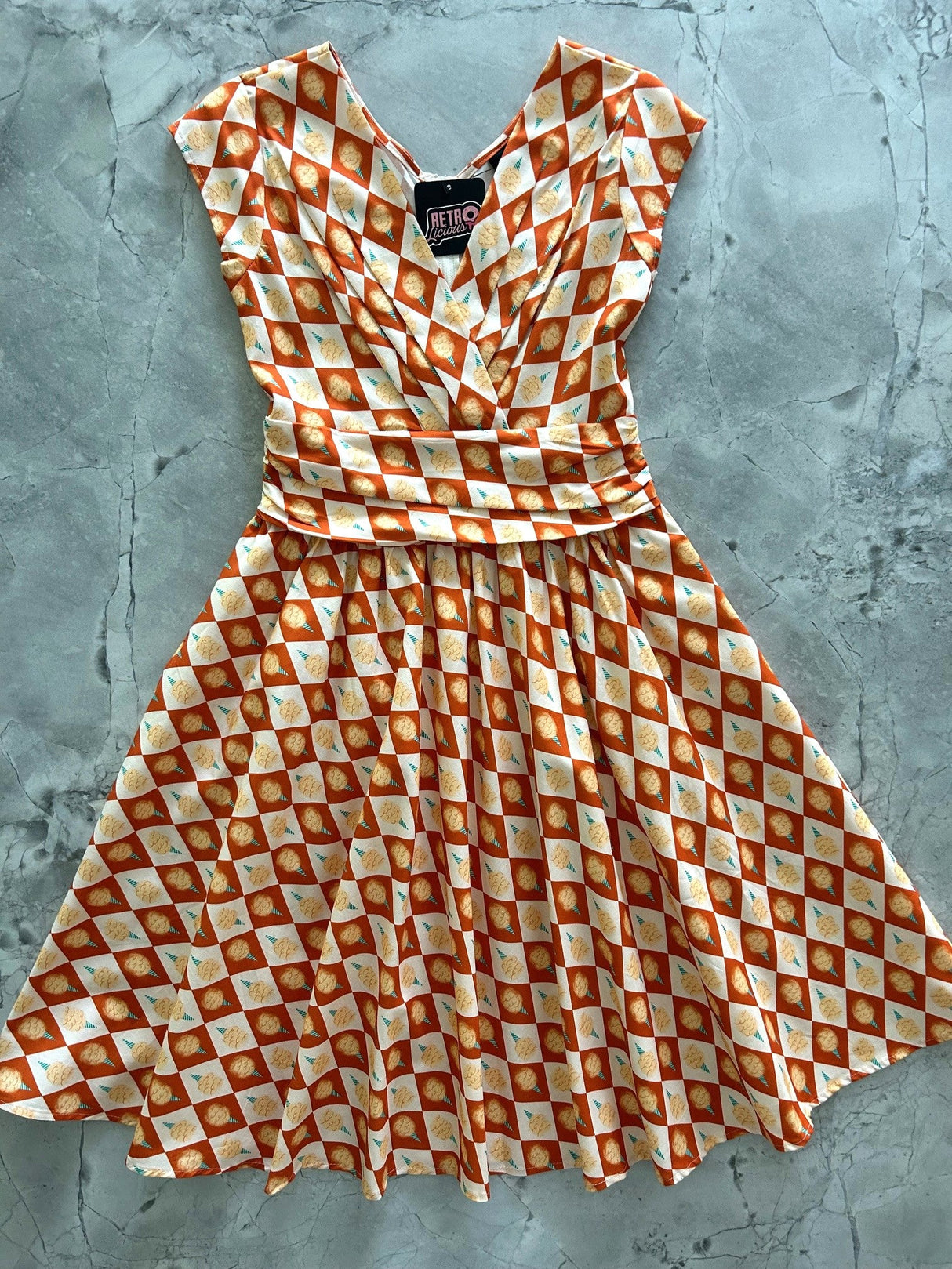 Vestido Greta de algodón de azúcar