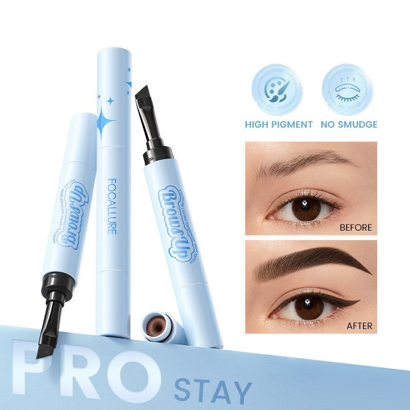 2-in-1 Waterproof Eyebrow Gel Cream & Eyeliner Pencil