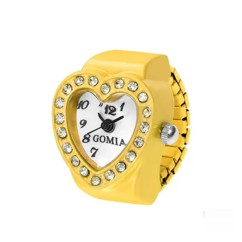 Women's Heart-shaped Ring Watch - Lootquake