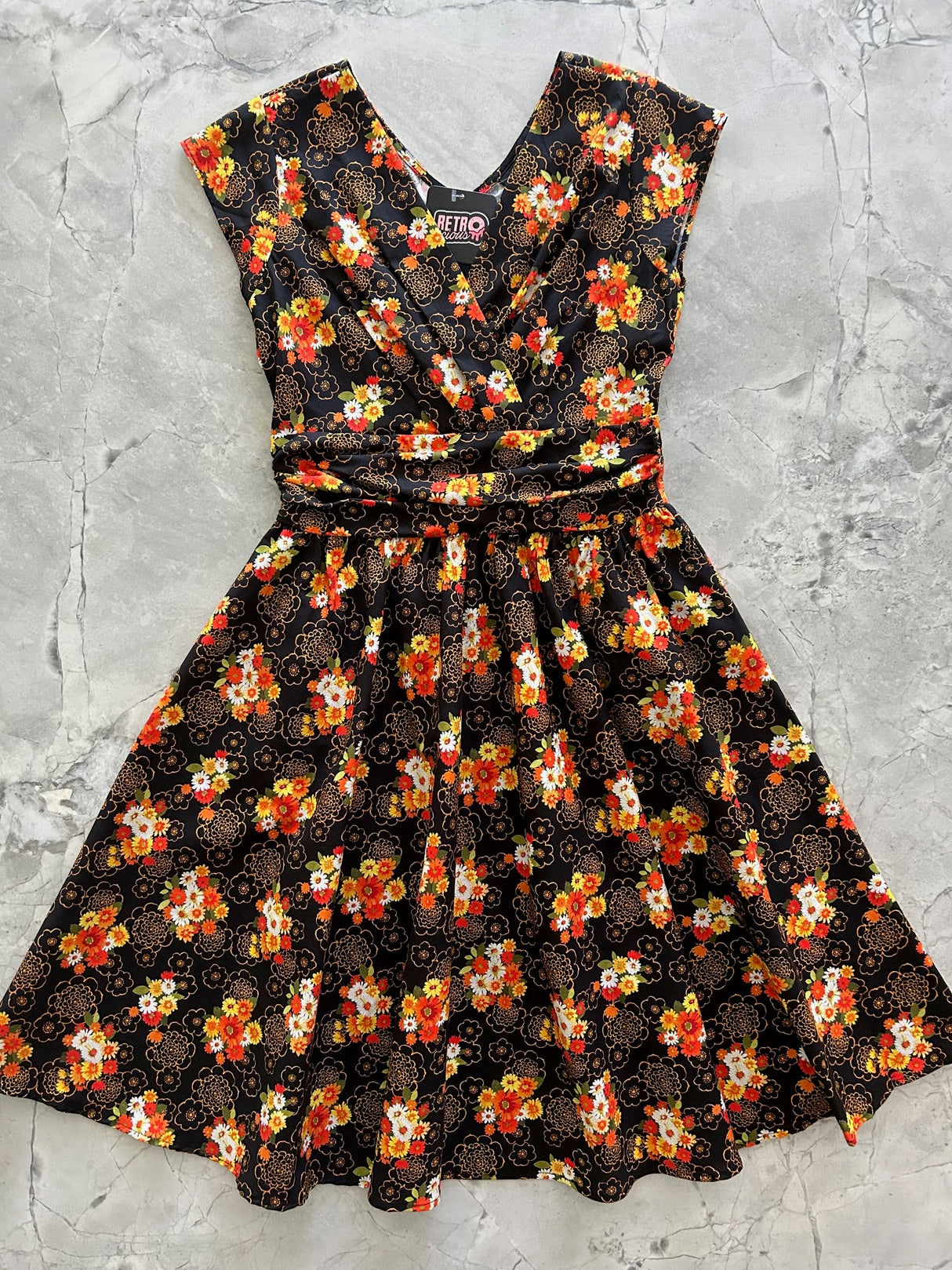 Vestido Greta floral vintage