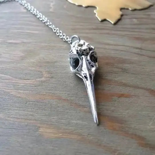Retro Personalized Punk Skeleton Bird Head Pendant - Lootquake