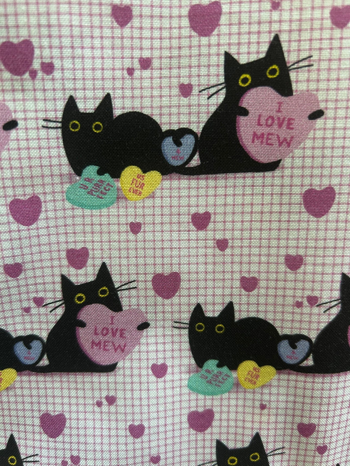 Falda patinadora de gatos rosas