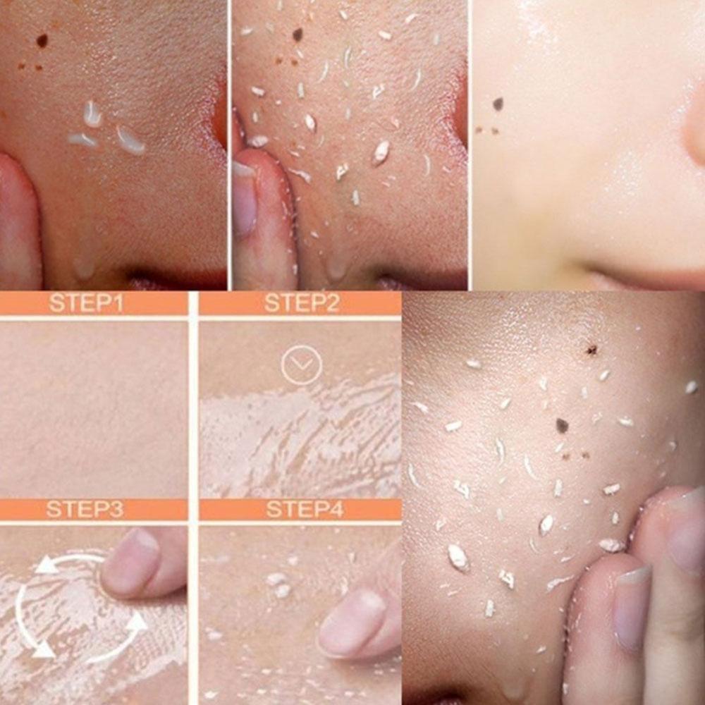 Cucumber Coconut Papaya Facial Exfoliating Gel Cream 100ml Body Cleansing - Lootquake