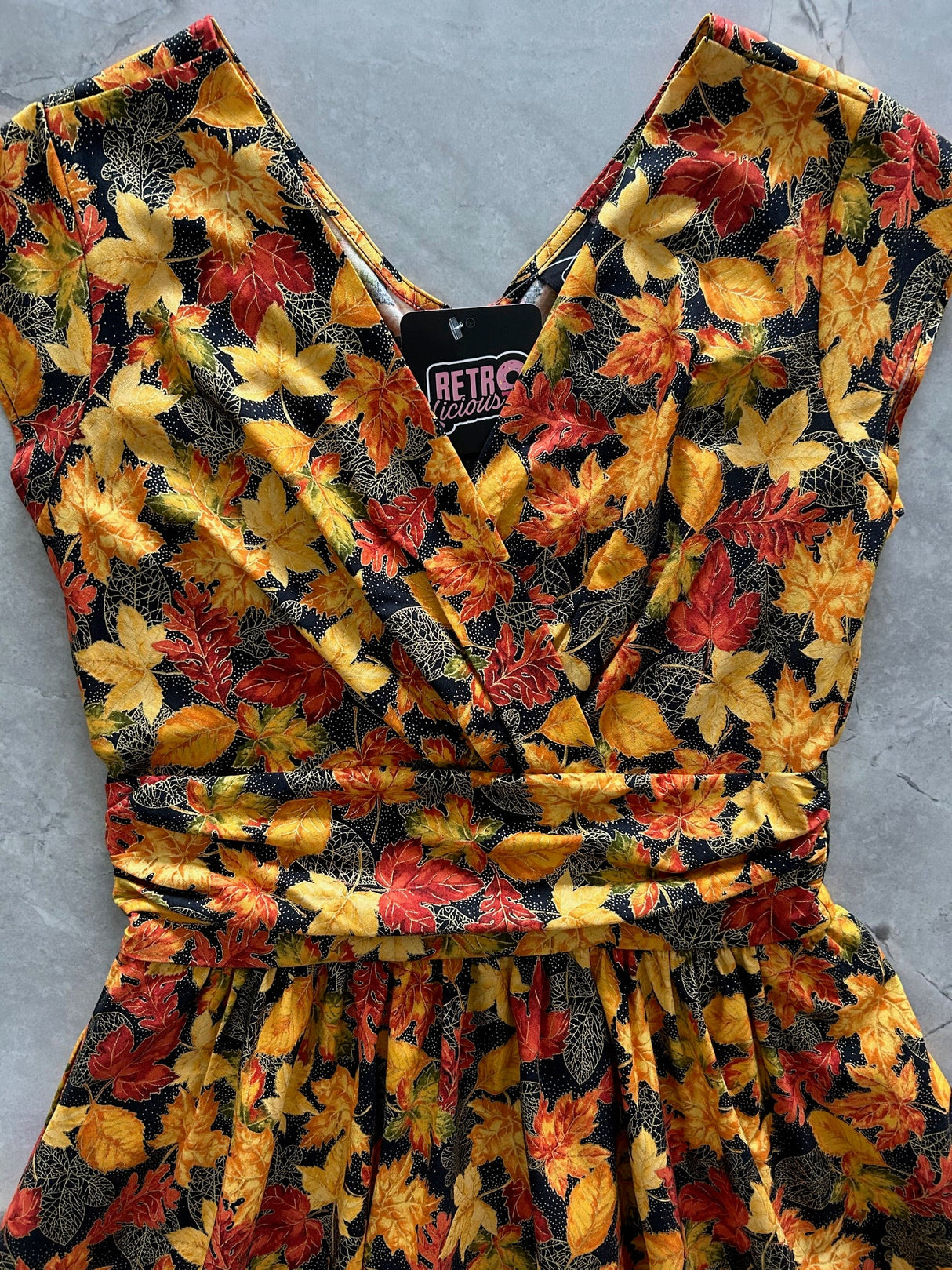 Vestido de hojas Greta