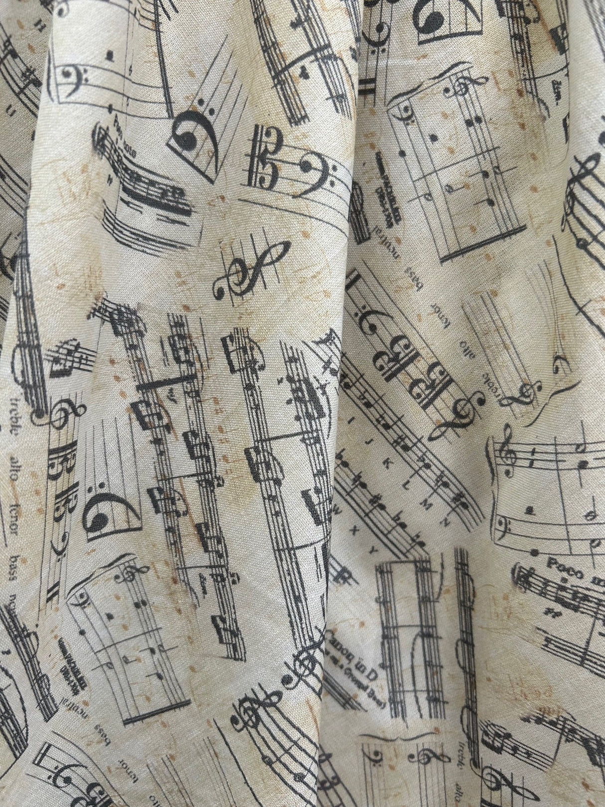 Elizabeth Dress in Music Notes