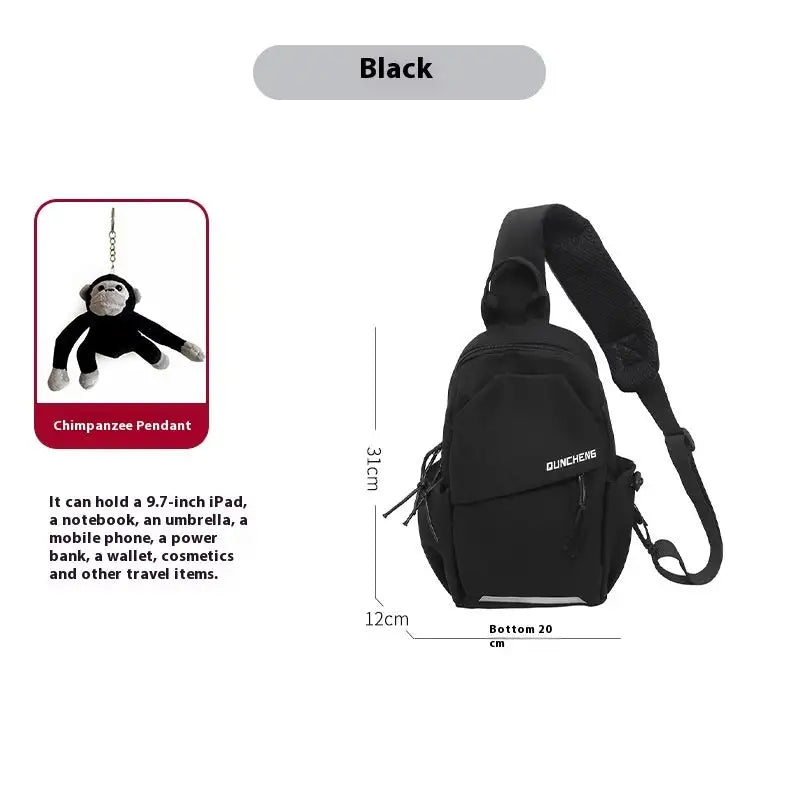 Crossbody Bag Small Shoulder Bag Men's Chest Bag - Lootquake