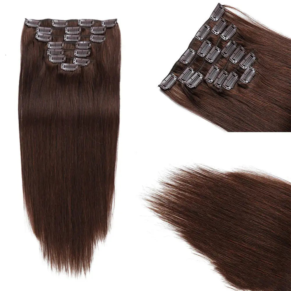 Non-marking hair extension live wig - Lootquake