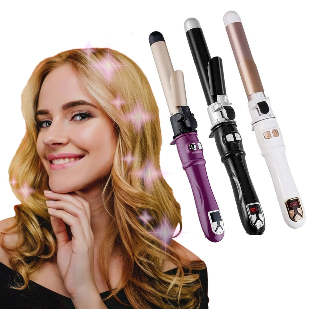 Automatic Rotating Curling Iron: Instant Heat Hair Styling