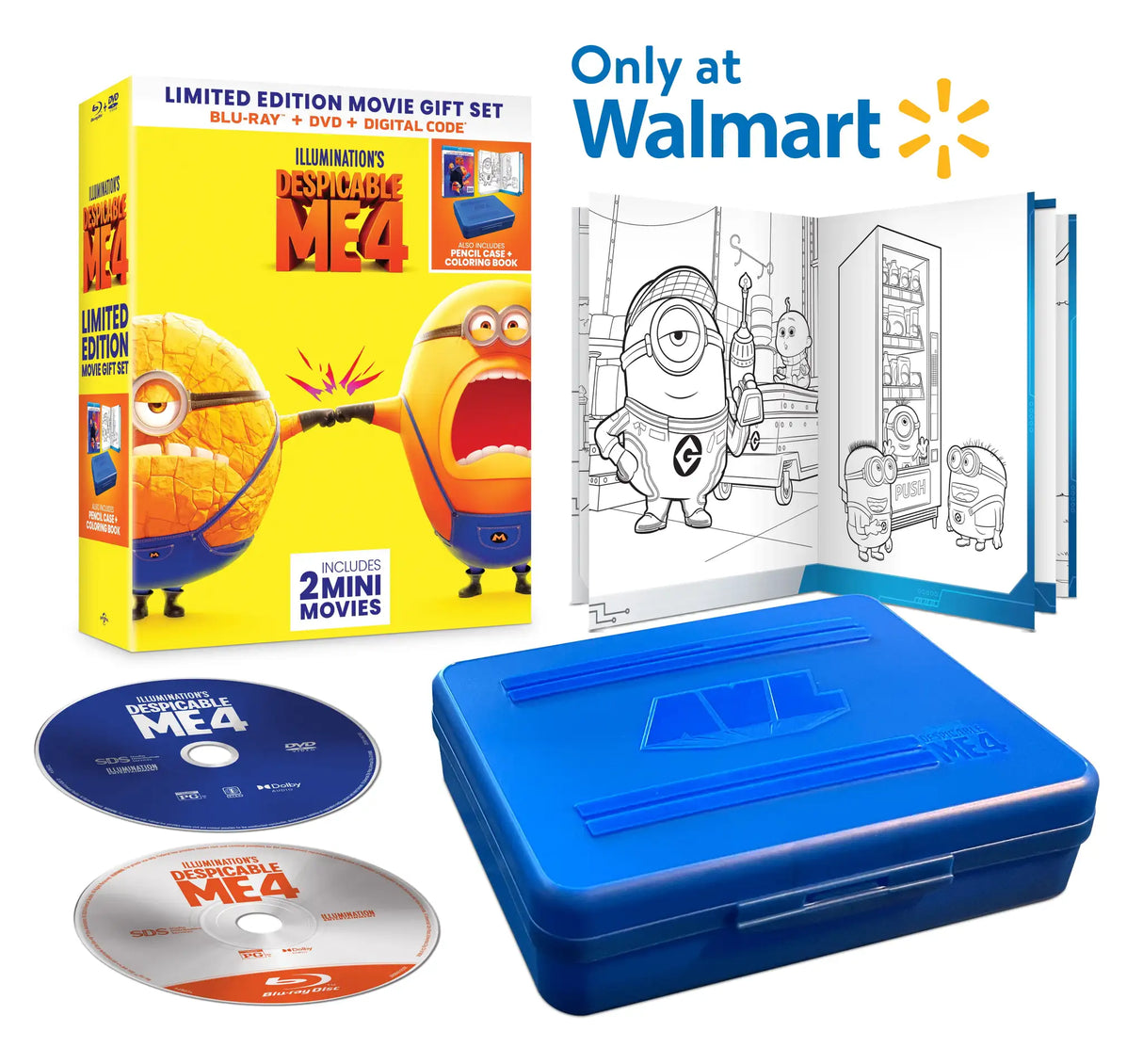 Despicable Me 4 Limited Edition Movie Gift Set (Walmart Exclusive) (Bl - Lootquake