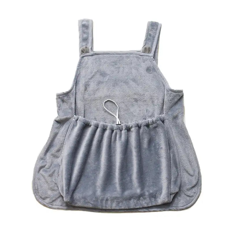 Touch The Cat Clothes Pets Apron Non-stick Anti-grab Soft Plush Camisole Pinafore For Pets - Lootquake