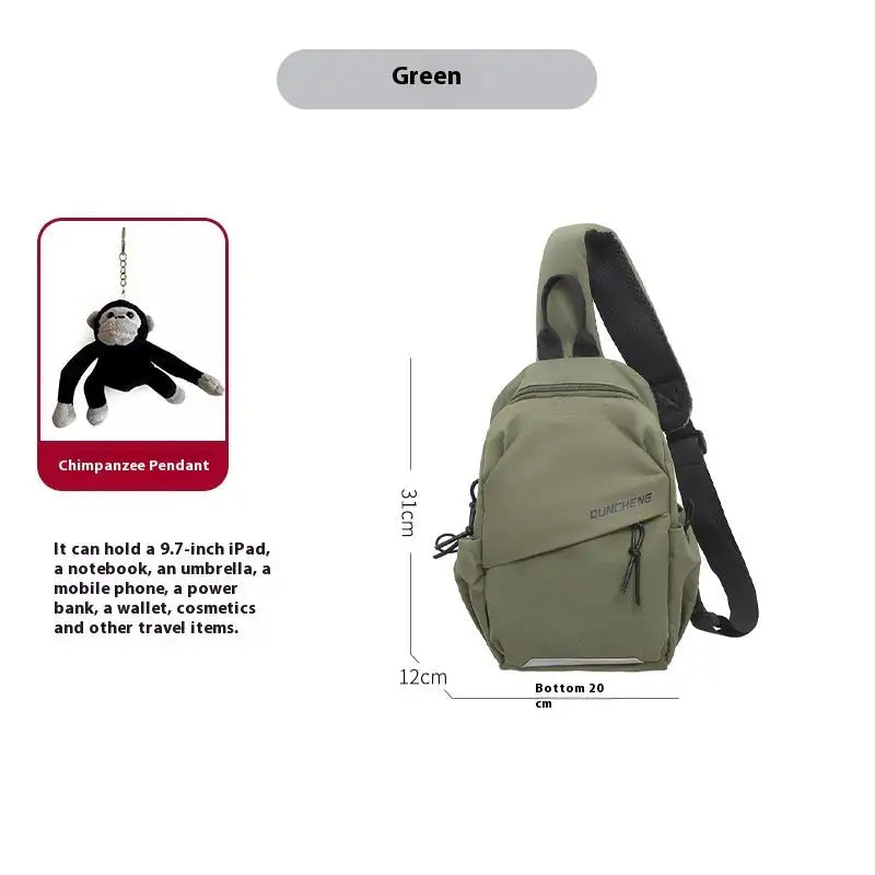 Crossbody Bag Small Shoulder Bag Men's Chest Bag - Lootquake