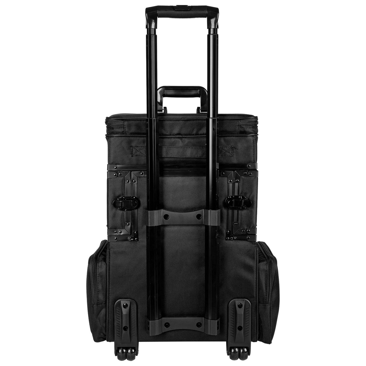 SHANY Large Travel Makeup Trolley Storage Case - BLACK