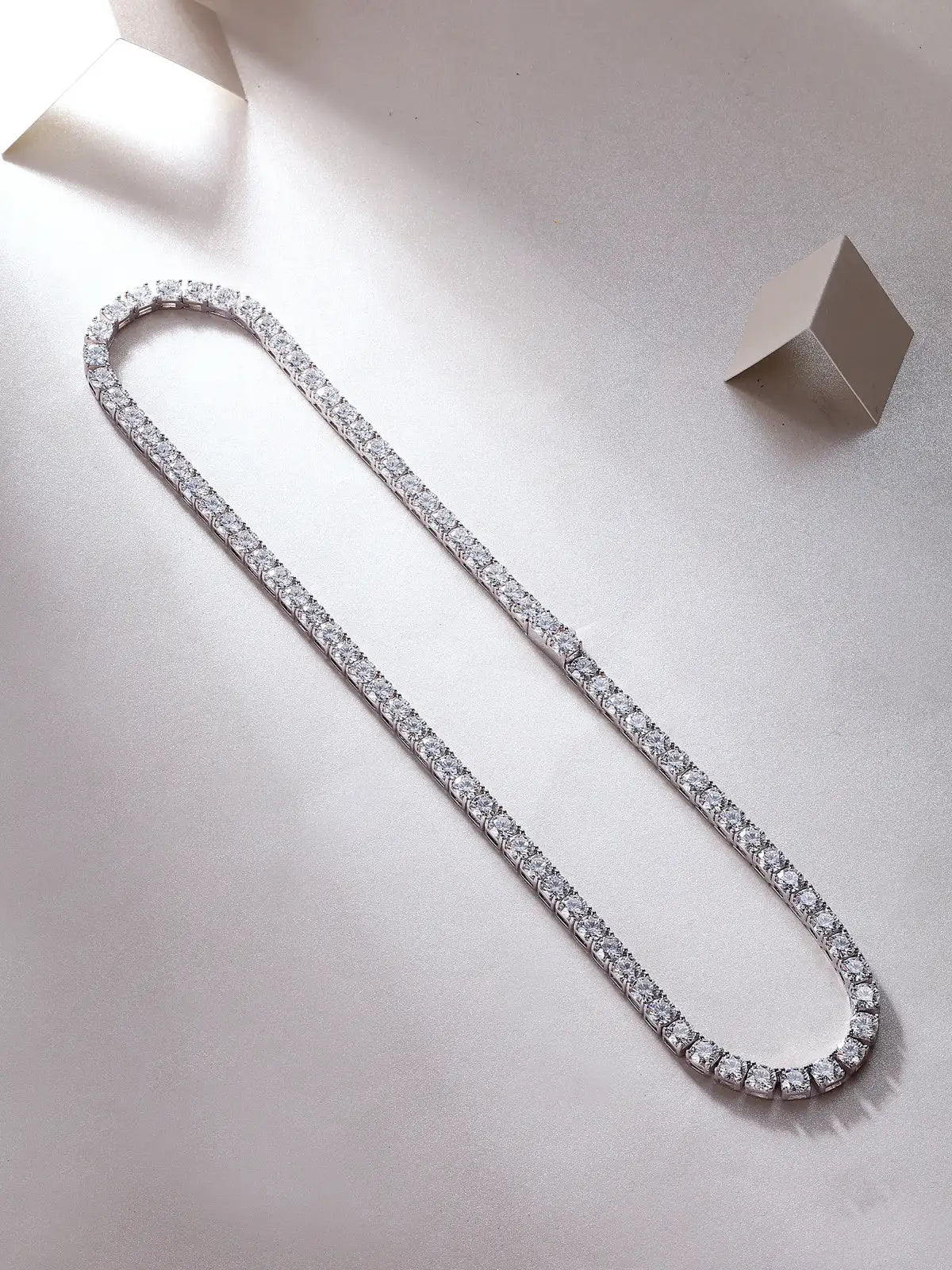 Endless Stream Of Stars 0.5ct Luxury Fashion Mossan Diamond S925 Silver Necklace - Lootquake