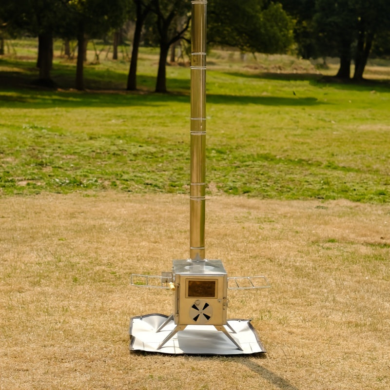 1pc Heat-Resistant Fireproof Cloth - Ultra-Durable High Temperature Silicone Coating Fire Blanket - Perfect for Outdoor Adventures: Camping, Picnics, and Backyard Gatherings