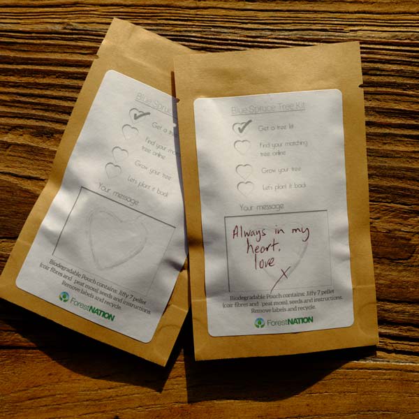 Happy Valentine's Day Tree Pouch