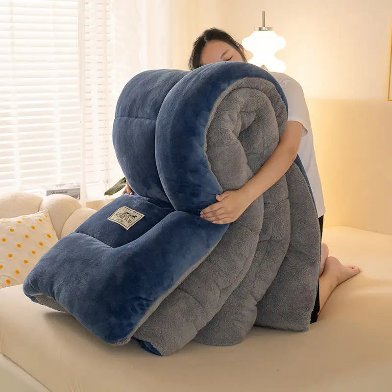 Winter Thermal Coral Fleece Blanket Duvet - Lootquake