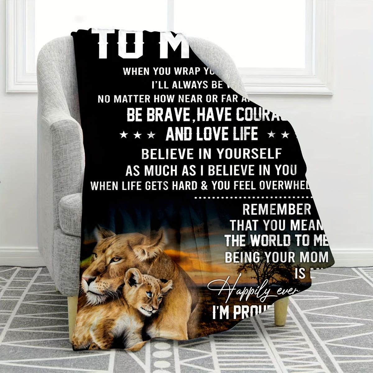 1pc Gift For Son Blanket Birthday Gifts For Son Graduation Gifts For Son Son Gifts From Mother For His Birthday To My Son Best Gift Ideas For Son