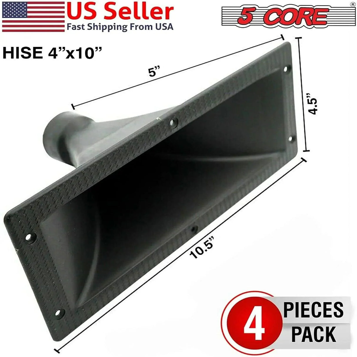 5Core Heavy Duty Horn Tweeter 4x10 Universal Fit