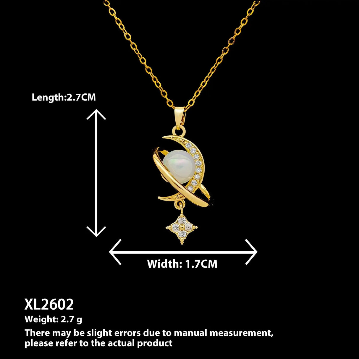 European And American Moon Necklace Niche Non-fading High-grade Accessories - Lootquake