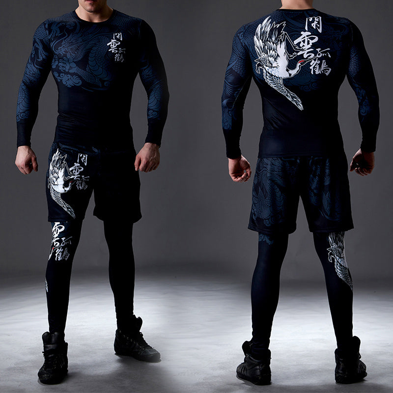 Men's Sweat-absorbent Quick-drying Fitness Suit - Lootquake