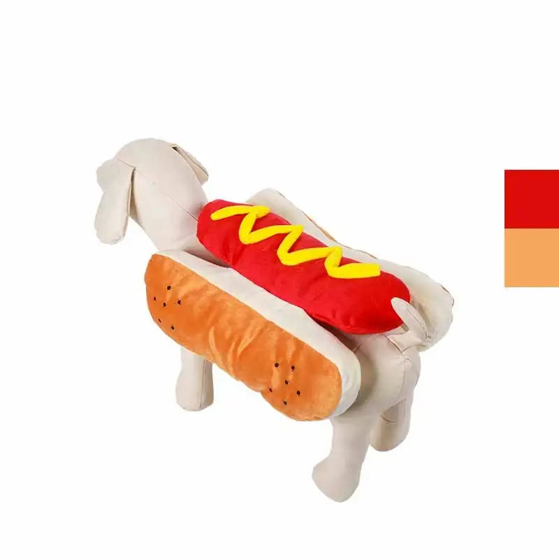 Funny Halloween Costumes For Dogs Puppy Pet Clothing Hot Dog Design Dog Clothes Pet Apparel Dressing Up Cat Party Costume Suit - Lootquake