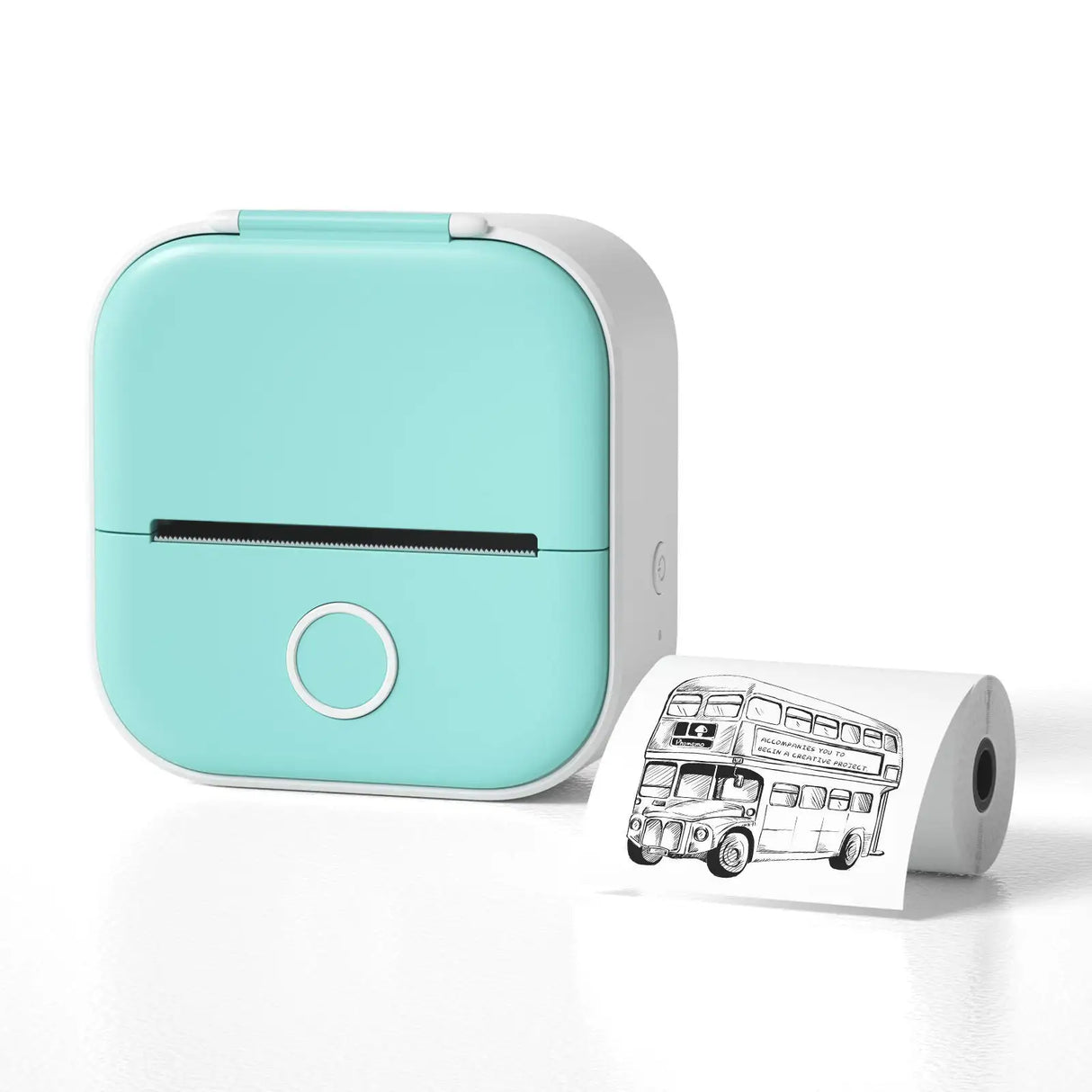 Portable Mini Printer for Students and Hobbyists, Bluetooth Thermal Label Printer - Lootquake
