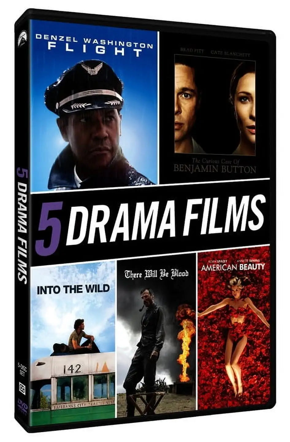 Drama 5 Movie Collection (Flight / The Curious Case of Benjamin Button - Lootquake