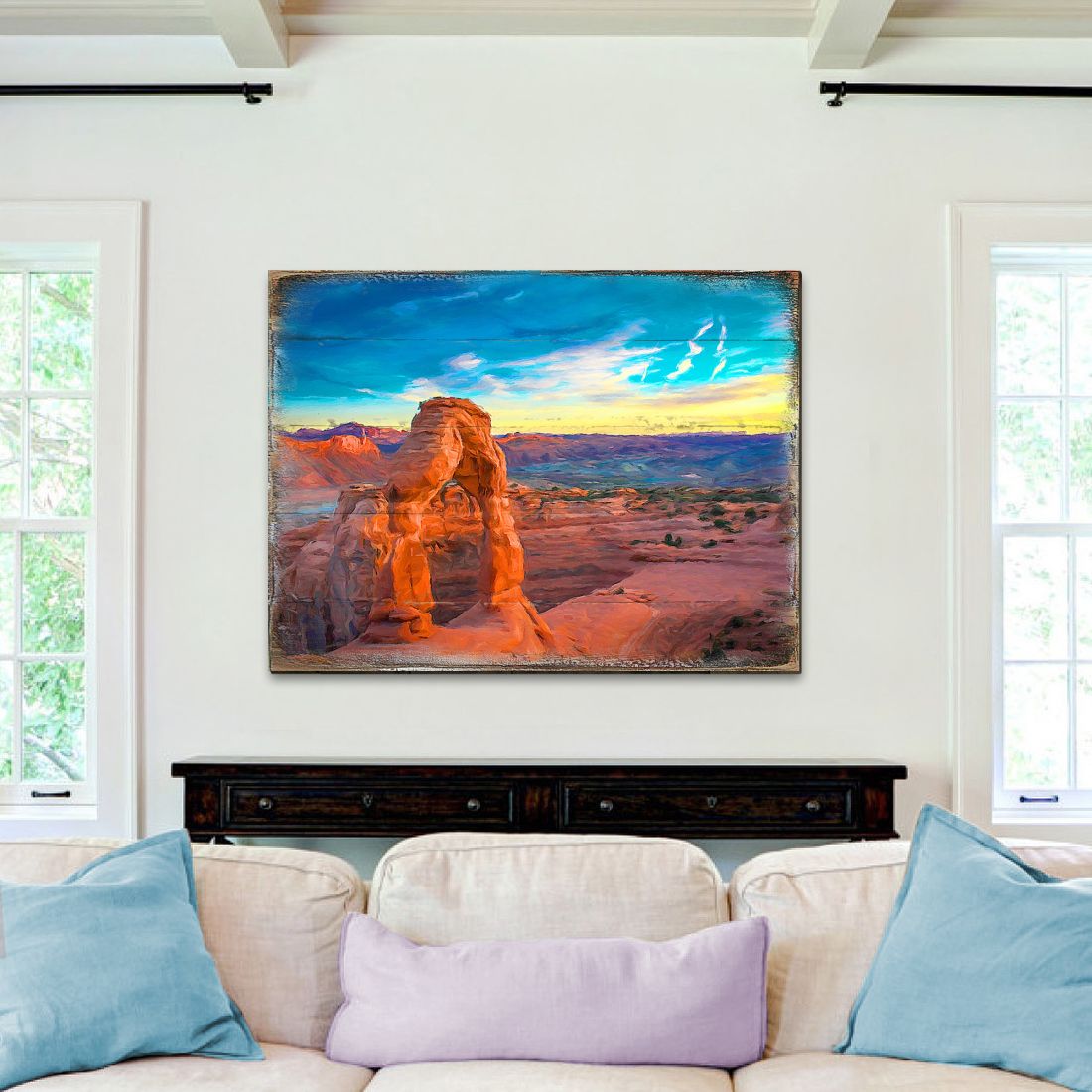 Arte mural de madera del cañón Hogle de Nature Wonders - Decoración de vida silvestre - 95245B