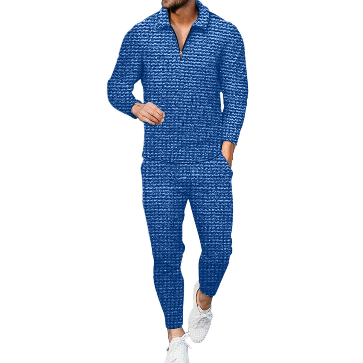 Summer Long-sleeve Pants Two-piece Sports And Leisure Men's Suit - Lootquake