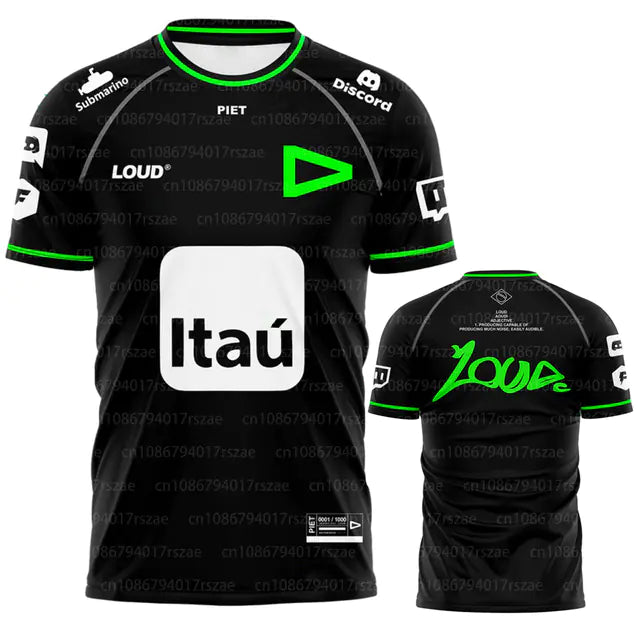 Loud Team 2024 Men's 3D Print E-Sport T-Shirts - Lootquake