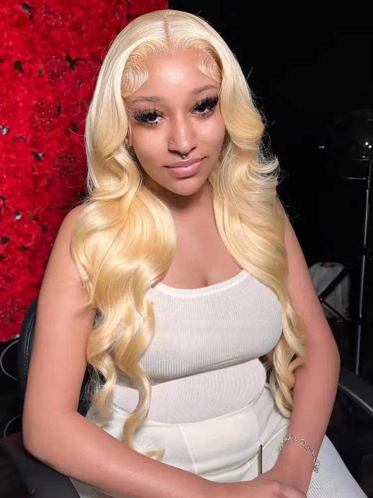 613 hd Lace Frontal Wig 13x6 Lace Frontal Wig Human Hair for Women Blonde Human Hair Wig 13x4 Body Wave Lace Front Wigs on Sale
