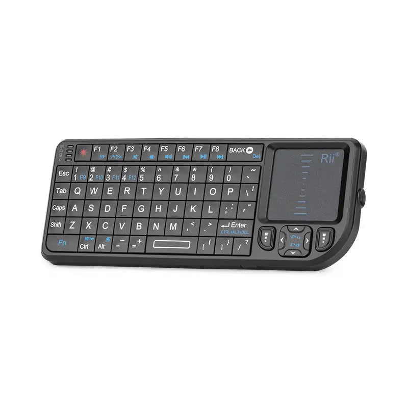 Mini Wireless Keyboard with Backlight Laser Pointer Multimedia for TV Computer - Lootquake