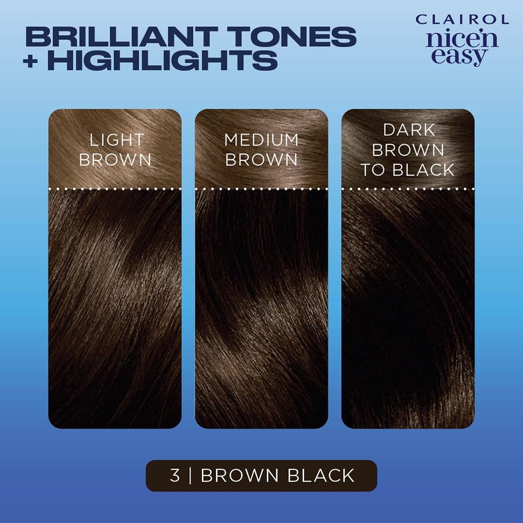 CLAIROL Nice'n Easy 3 Tones + Highlights Permanent Hair Dye
