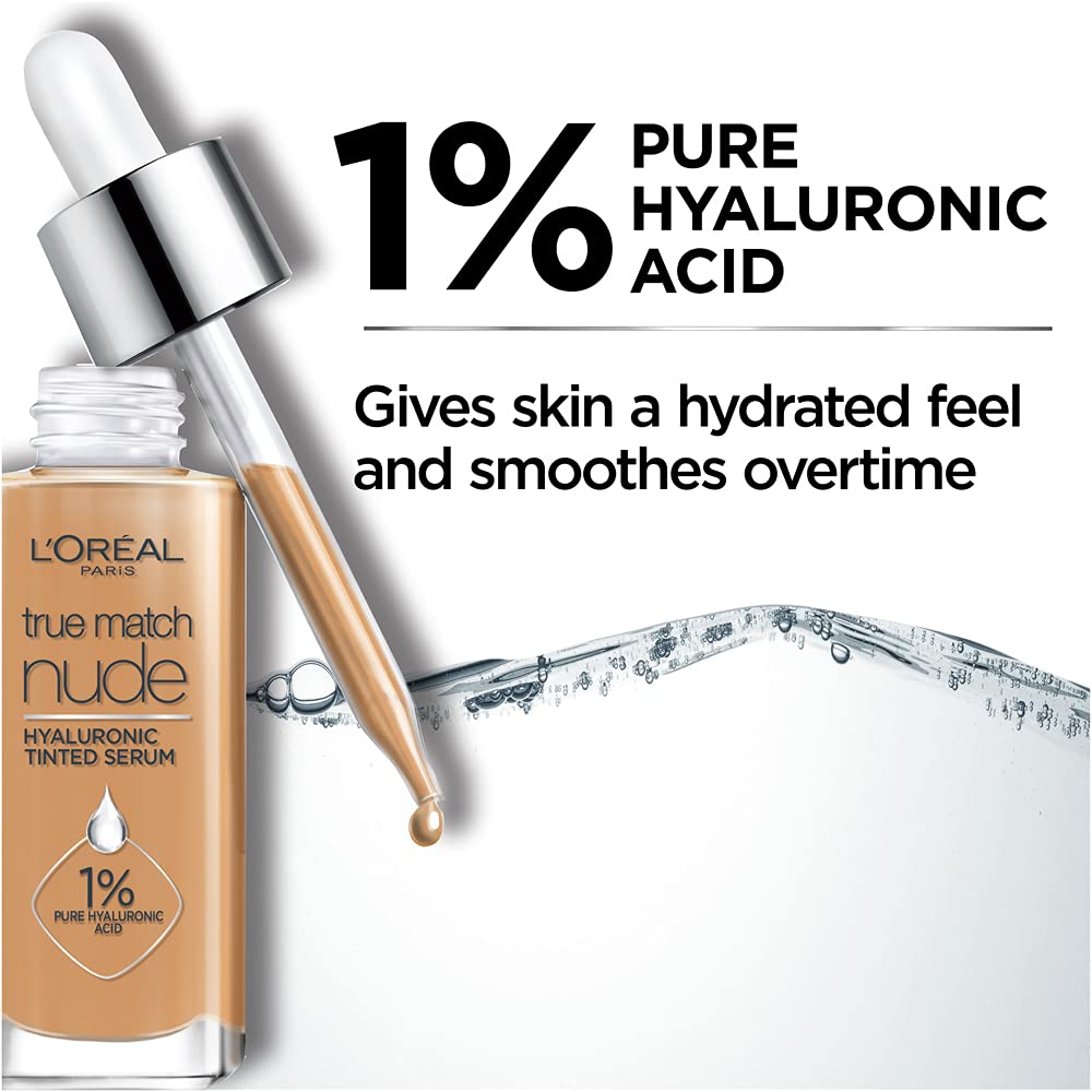 L'OREAL True Match Nude Hyaluronic Tinted Serum Foundation