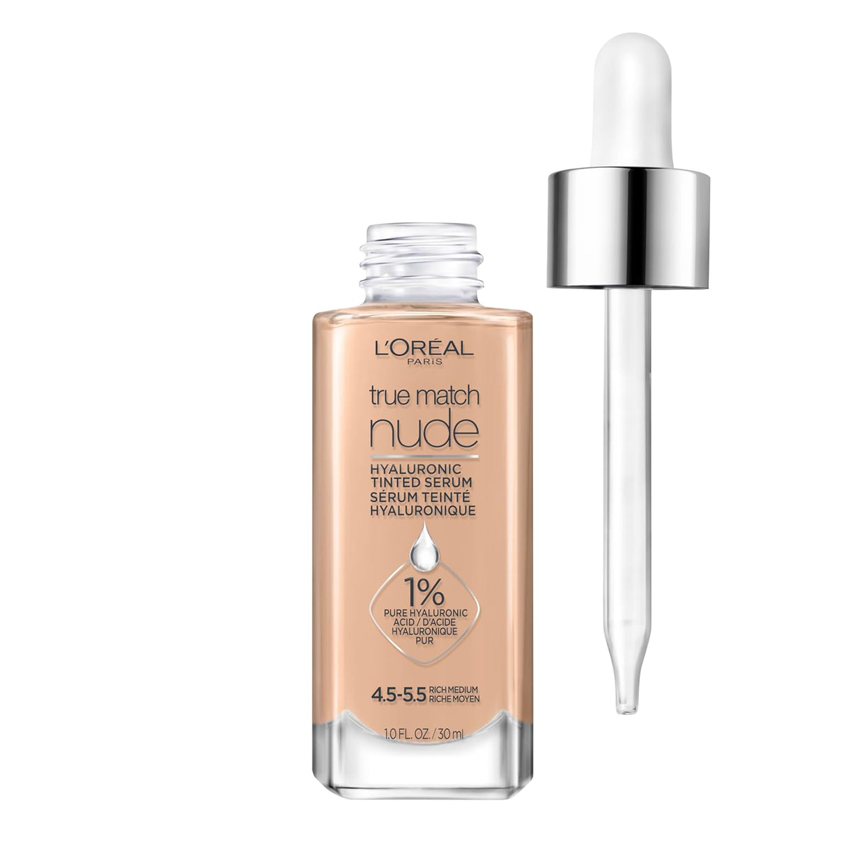 L'OREAL True Match Nude Hyaluronic Tinted Serum Foundation