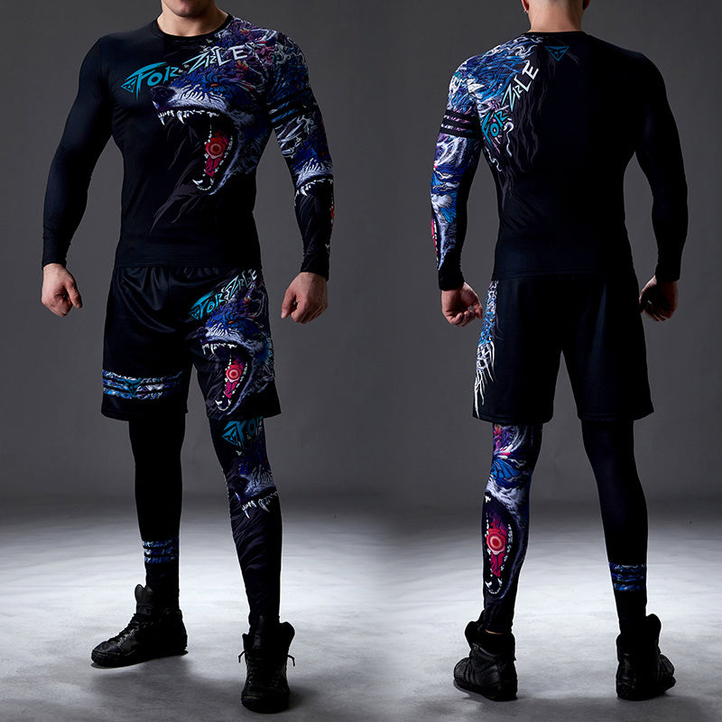 Men's Sweat-absorbent Quick-drying Fitness Suit - Lootquake