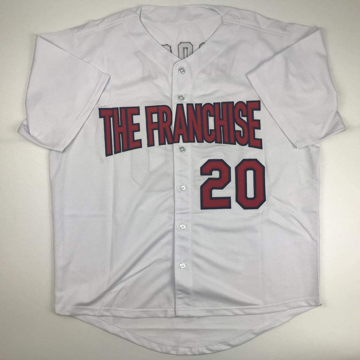 Camiseta de béisbol blanca de St. Louis autografiada y firmada por Lou Brock (JSA COA)